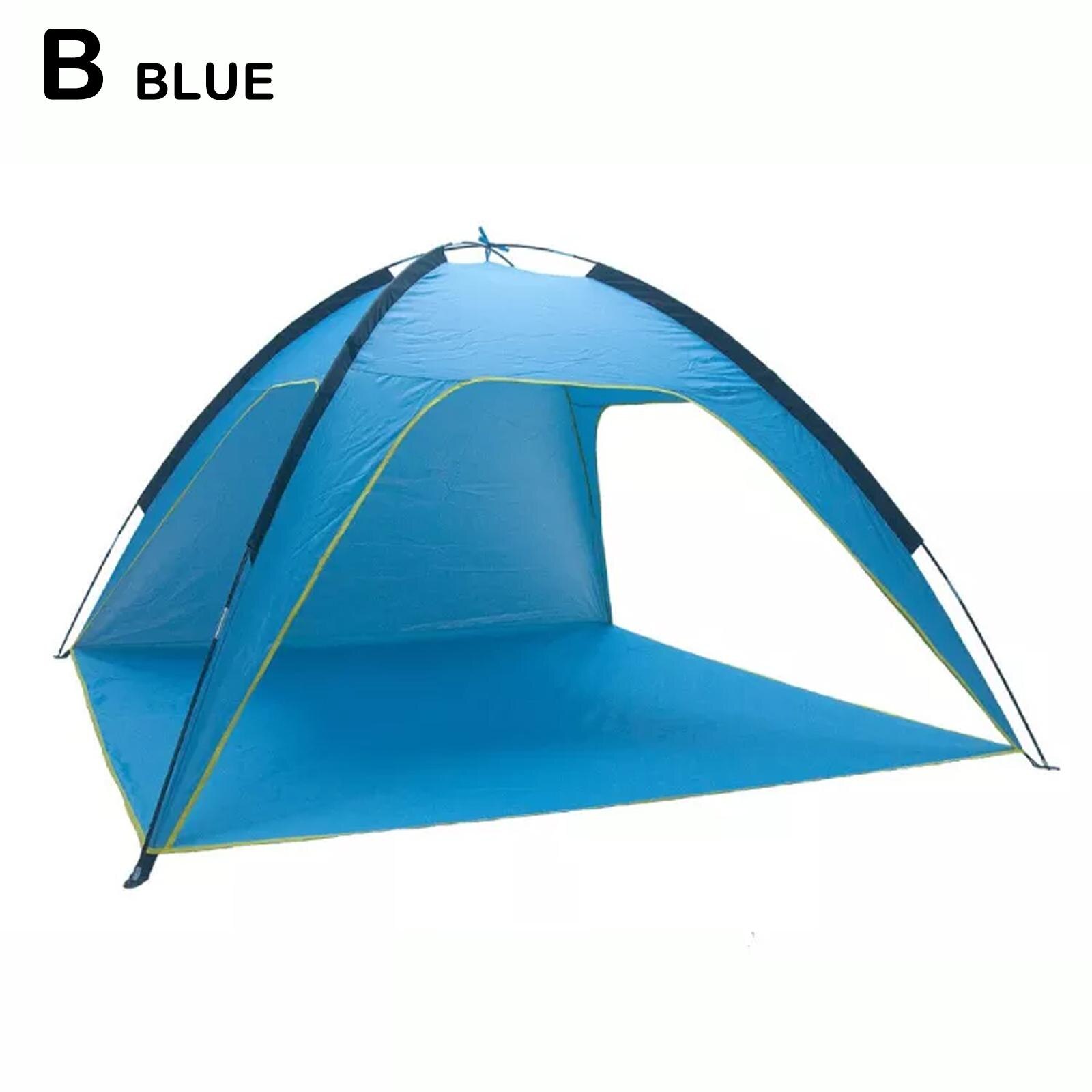 Cheap Goat Tents Large Beach Tent Sun Shelter Summer Sunscreen Rainproof Protectiont Model UV Shelters 2 Portable Travel Canopy Fishing Camp L8G9   